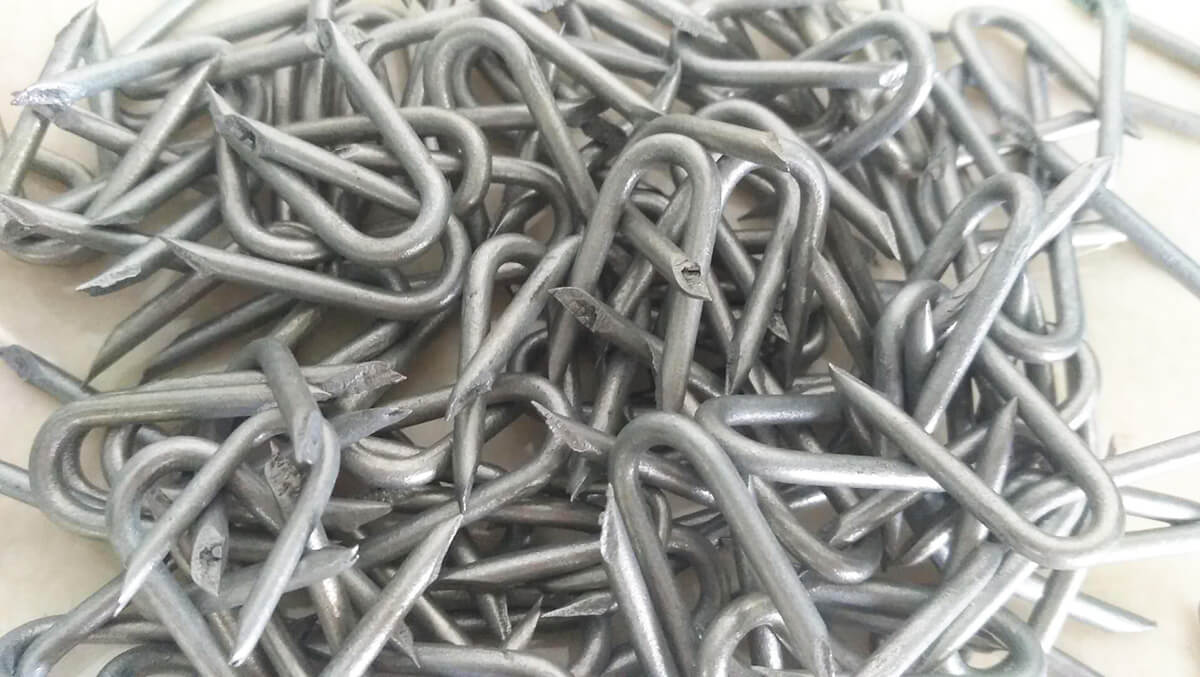 Verzinkte Heftklammern